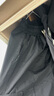 卡图弛美式潮牌工装裤男春秋季宽松直筒阔腿裤高街休闲运动束脚长裤子男 黑色 L 【建议100-120斤】 实拍图