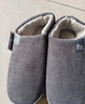 回力纯色全包棉鞋情侣室内外防滑保暖棉拖鞋HLX0233灰色44-45码 实拍图