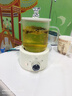 乐炖 养生壶迷你养生杯电炖杯办公室煮茶壶煮茶器小型一人花茶壶烧水壶电煮茶杯加热杯垫炖煮壶一体 0.6L 机械款（陶瓷盖） 采购10台以上可联系客服换礼盒装 实拍图