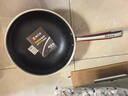 康巴赫炒锅不粘锅316L不锈钢炒菜锅32cm蜂窝平底煎炒锅电磁炉燃气灶通用 实拍图