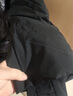 鸭鸭王一博同款312g充绒冰壳系列羽绒服长款男女极寒加厚冬季保暖外套 青光黑色 【男女同款现货速发】 L 实拍图