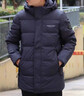 波司登（BOSIDENG）新款冬季羽绒服男短款连帽休闲中老年爸爸加厚保暖外套新年礼物 经典中长款黑黛青5177 195 _112A 实拍图