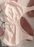 逐暖3件装中老年人纯棉文胸妈妈内衣薄款大码无钢圈前开扣背心式胸罩 粉色+肤色+白色 【44号】115-140斤 实拍图
