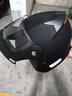 AD新国标电动车头盔男女士四季通用揭面盔冬季保暖防雾电瓶车安全帽男款夏季防晒轻便摩托车骑行半盔 哑黑【新国标B类】透明 均码 实拍图