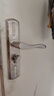 虎顿（HOTUN）卧室室内门锁家用房可调节免改孔不锈钢静音房间通用型KTS02-M148 实拍图