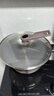 美的（Midea）炒锅不粘锅炒菜锅电磁炉锅304不锈钢平底锅燃气陶瓷0氟雪花不花芯 实拍图