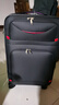 卡帝乐鳄鱼（CARTELO）布箱拉杆箱牛津布行李箱防刮抗压轻音万向轮可扩容防泼水大容量箱 黑色防泼水防刮升级款 24英寸 实拍图