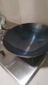 荣事达（Royalstar）章丘手工锻打铁锅老式圆底炒锅无涂层不粘炒菜锅燃气灶无盖38cm 实拍图