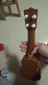 儿童玩具可弹奏尤克里里玩具仿真吉他启蒙益智乐器音乐玩具 桃木色】38厘米尤克里里-送乐谱 实拍图