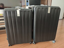 汉客行李箱男拉杆箱女旅行箱69升大容量24英寸墨玉黑镇店前侧开盖铝框 实拍图