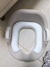 世纪宝贝（babyhood）儿童马桶圈 宝宝坐便器辅助器 座便圈 升级软垫+软靠背 151铃兰粉 实拍图