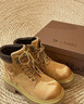 骆驼（CAMEL）【迪丽热巴同款】山越马丁靴秋冬新款高帮户外工装靴大黄靴女 L23W076036戈壁土黄 37 实拍图