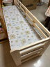 英美丹尼儿童拼接床实木婴儿床加宽拼接大床小孩床边床拼接床大人可睡 【加厚款】两面护栏+床垫 长200宽60 高备注 实拍图