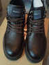 海澜之家HLA马丁靴男士户外休闲鞋秋冬工装鞋子男HAAGZM3AB70373 棕色38 实拍图