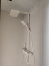 摩恩曼系列智能恒温花洒套装数显增压淋浴花洒家用全套氛围灯钢琴按键 M812-除氯背喷按摩【奶白恒温】 实拍图