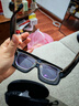 村田稻夫登山墨镜  骑行墨镜套镜 墨镜套近视眼镜 爬山护目镜 黑框黑灰片 实拍图