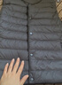 雪中飞经典新款基础舒适轻薄羽绒便捷短款保暖羽绒小马甲轻盈便携舒适 宝石黑|8086-男 3XL 185/104A 实拍图