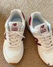 NEW BALANCE NB574官方休闲鞋女鞋复古舒适秋冬透气网鞋轻便百搭潮流运动鞋 米白色 WL574RCF 36.5 (脚长23cm)尺码详询客服 实拍图