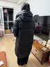 波司登（BOSIDENG）反季90绒轻暖羽绒服女过膝长款泡芙商场同款小富婆遮肉显瘦外套 幻夜黑-自然光|8633 M 165/88A充绒量308g 体重约120-130斤（卡码拍小） 实拍图