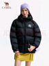 骆驼（CAMEL）【拒水羽绒】户外羽绒服冬新款中长款男女加厚外套羽绒服 实拍图