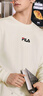 FILA 斐乐官方男装情侣款卫衣秋冬男女同款休闲卫衣加绒保暖上衣 奶盐白-IV（加绒） 170/92A/M 实拍图