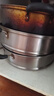 半球（PESKOE） 多功能锅多用途锅电炒锅电蒸锅电煮锅加厚食品级不锈钢电炖锅电火锅炒菜锅大功率 3.4L 34cm带蒸笼款（适用4-10人） 实拍图