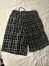 浪莎男士睡裤男纯棉五分短裤大码格子大裤衩外穿休闲宽松家居裤 实拍图