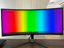 AOC 34英寸WQHD 240Hz超频250Hz HVA快速液晶1ms HDR400 1500R曲面带鱼屏 21:9游戏电竞显示器CU34G3Z 实拍图