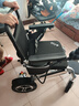 护卫神电动轮椅630老人专用全自动轻便可折叠旅行双人出行代步车W73001 【2】升级款/12安锂电池/快速折叠/电助推 搭载专利防翻系统/电磁刹车/六重减震 实拍图