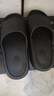 京东京造【泡泡云】踩屎感厚底轻盈防滑外穿拖鞋新款拖鞋男士 灰色40-41 实拍图