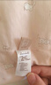 戴维贝拉（DAVE＆BELLA）新生儿夹棉连体衣女宝宝百天衣服冬装新款初生婴儿外出服幼童爬服 粉底印花【现货】 73cm （建议身高66-73cm） 实拍图