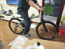 凤凰（Phoenix）可折叠山地车自行车成人男女新款式学生12到18岁变速越野软尾单车 辐条轮/双避震【密封全轴承】钢架肖灰 26寸-24速【身高158-188cm】 实拍图