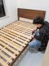 续写【绿翡翠认证】实木床简约家用卧室黑胡桃木1.35米低铺稳稳床Pro 实拍图