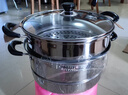 苏泊尔SUPOR好帮手304不锈钢双层复底28cm蒸锅燃气电磁炉通用蒸笼SZ28B5 实拍图