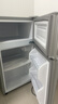 小黄鸭 迷你冰箱小 108L双门冷藏冷冻小型家用宿舍租房电冰箱小巧不占地 一级能效省电节能 58L【一级能效，租房省电款】 银色 实拍图