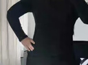 都市丽人保暖内衣女士秋上新无痕发热加厚加绒自热秋冬秋衣秋裤套装女 简约黑 【无痕升温9.1℃ A类婴儿级面料】 3XL 【参考体重150-180斤】 实拍图