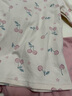 猫人女童内衣套装纯棉儿童秋衣秋裤大童中高领打底内衣 樱桃小花 130 实拍图