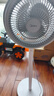美的（Midea）【暴风循环】空气循环扇大风量摇头电风扇家用台式落地扇轻音卧室节能小风扇柔风轻羽扇 FGA24TQ 实拍图