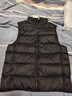 京东京造【零压系列】轻薄羽绒服男外套冬季 防钻绒马甲背心男 曜石黑 L 实拍图