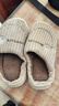 品爱质舒棉拖鞋男秋冬季包跟居家室内家用厚底保暖防滑毛毛棉鞋女凉拖鞋 【D2-1款】棉鞋卡其色(女款) 38-39 【偏小1-2码】 实拍图