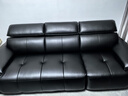 卡尔适黑色真皮沙发客厅2025新款小户型调节大象耳朵意式直排沙发花弄影 【云端舒适坐感】2.5米多人位 【S级头层黄牛皮】豪华版 实拍图