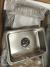 箭牌（ARROW）厨房水槽聚宝盆大单槽304不锈钢洗菜盆一体盆日式台下盆洗碗池 实拍图