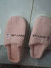 小熊小兔新款秋冬季情侣保暖学生男拖鞋女厚底防滑外穿居家棉拖鞋 小熊小兔棉拖-粉色 38-39 适合37-38 实拍图