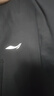 李宁（LI-NING）加绒运动裤男秋冬休闲宽松舒适大码保暖直筒裤子潮流百搭长裤卫裤 黑色-直筒 【秋冬加绒款 加厚保暖】 3XL /190 (190斤-205斤) 实拍图