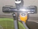 科固（KEGOO）角阀三通分水器一进二出双出水 洗衣机水龙头一分二转换接头K6024 实拍图