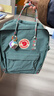 FJALLRAVEN北极狐双肩包kanken男女户外大容量书包电脑包运动旅行背包23510 664-916霜绿色/五彩底纹 16L【可容纳14寸笔记本电脑】 实拍图