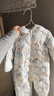 巴拉巴拉童装婴儿连体衣轻薄羽绒服宝宝衣服2025冬装抱衣爬服男童女童萌趣 白蓝色调-白鸭绒 80 cm-充绒量41g 实拍图