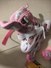 EVERVON轮滑鞋儿童溜冰鞋男女童旱冰鞋KJ-337粉色附护具头盔S号适31-34码 实拍图