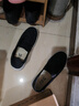 布舍元（BUSHEYUAN）休闲帆布鞋老北京布鞋一脚蹬懒人板鞋单鞋男士331-1711 黑色 42 实拍图