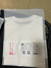 京东京造儿童t恤男5A抑菌新疆棉圆领衣服男装打底衫印花 白色130 实拍图